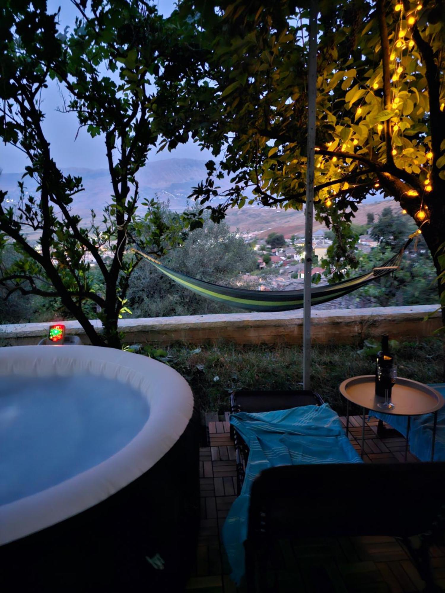 Lemon Garden Apartment-Hot Tub Jacuzzi Gjirokaster Ngoại thất bức ảnh